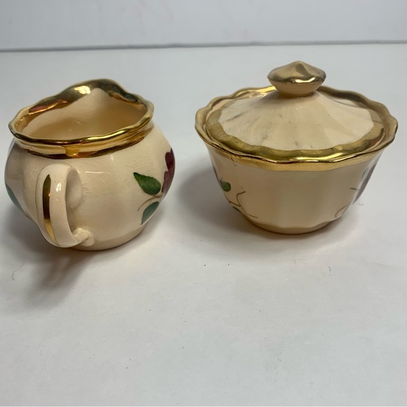 Vintage Wade miniature creamer and sugar dish set. Wade Made in England - Picture 5 of 12